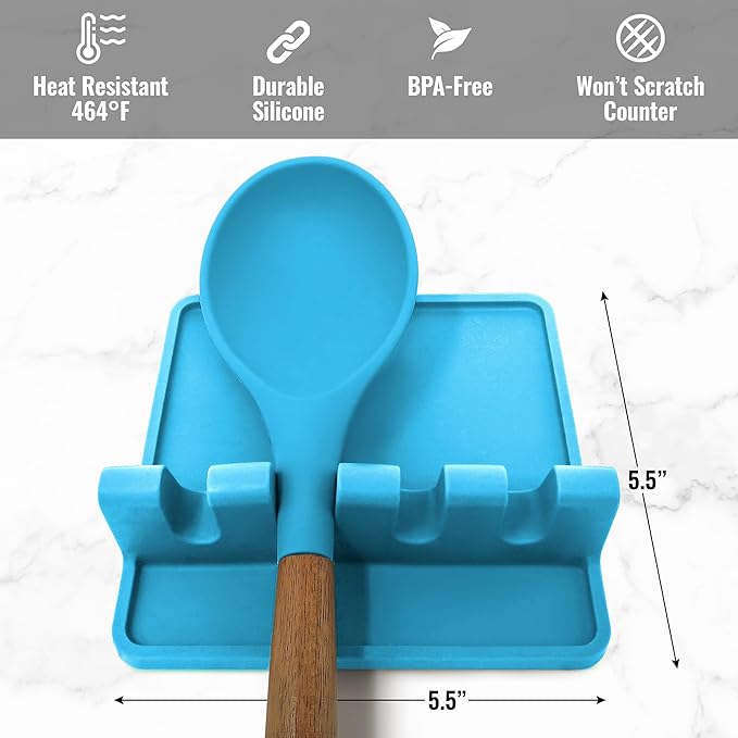 Silicone Non Stick Utensil Rest - BPA-Free