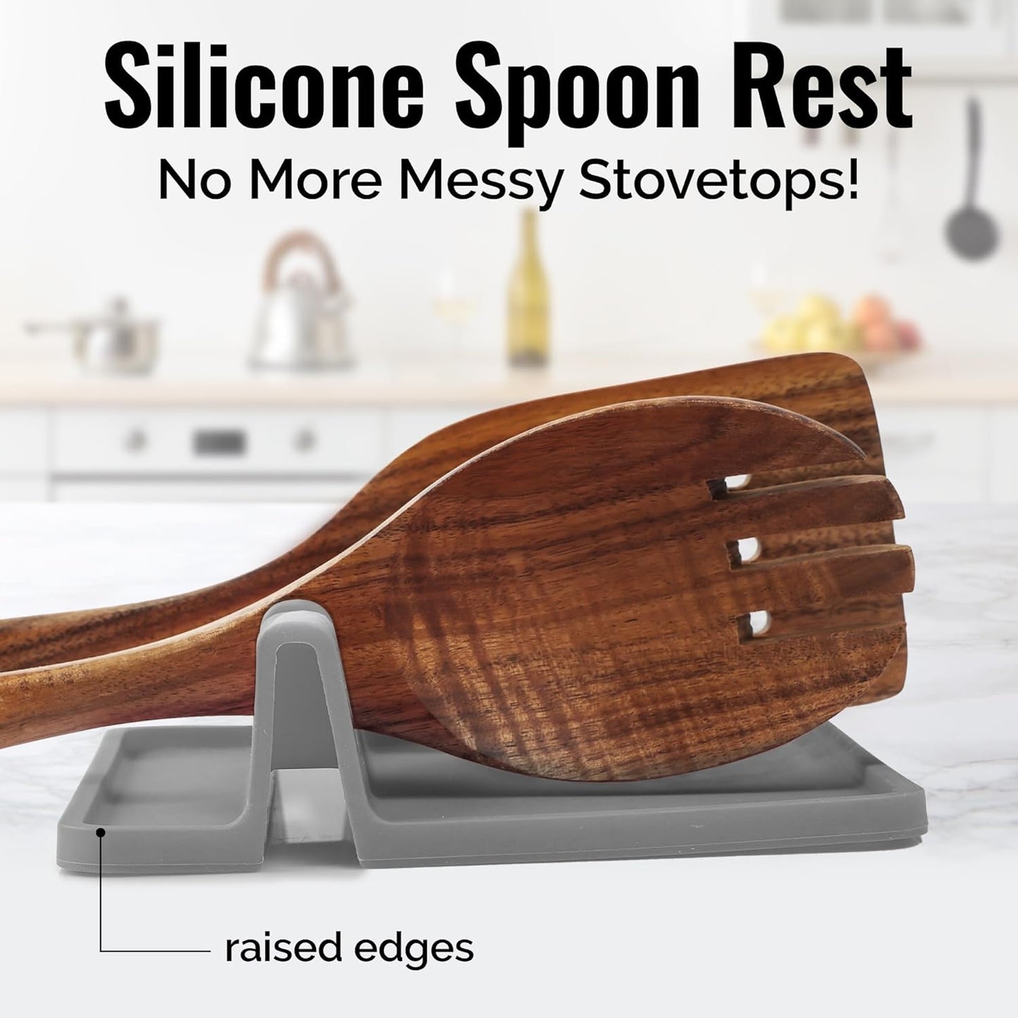 Silicone Non Stick Utensil Rest - BPA-Free