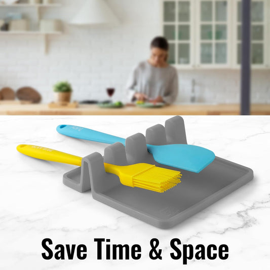 Silicone Non Stick Utensil Rest - BPA-Free