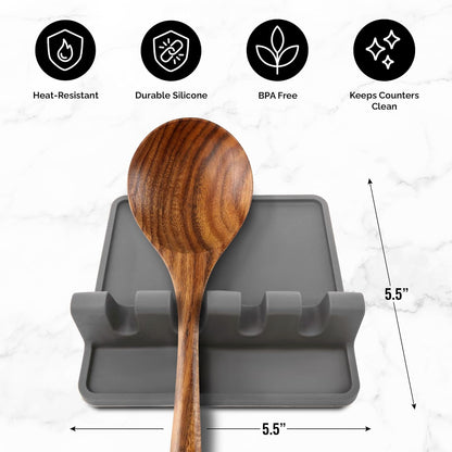 Silicone Non Stick Utensil Rest - BPA-Free
